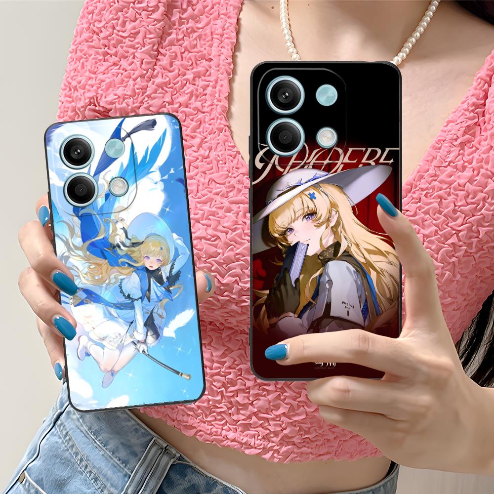 Wuthering Waves Phoebe Phone Case for Xiaomi Redmi Note 14 13 12 11 S Pro Plus 4G 5G Colorful Printing Cover Pretty Luxury Cover