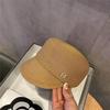 New Designer Letter Straw Sun Hats Women Panama Equestrian Hat Outdoor Travel Beach Hat Female Breathable Visor Baseball Caps