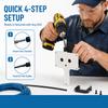 Time-Saving Electric Wire Puller Black Cable Pulling Tool Efficient Threading Machine  Wall Conduit