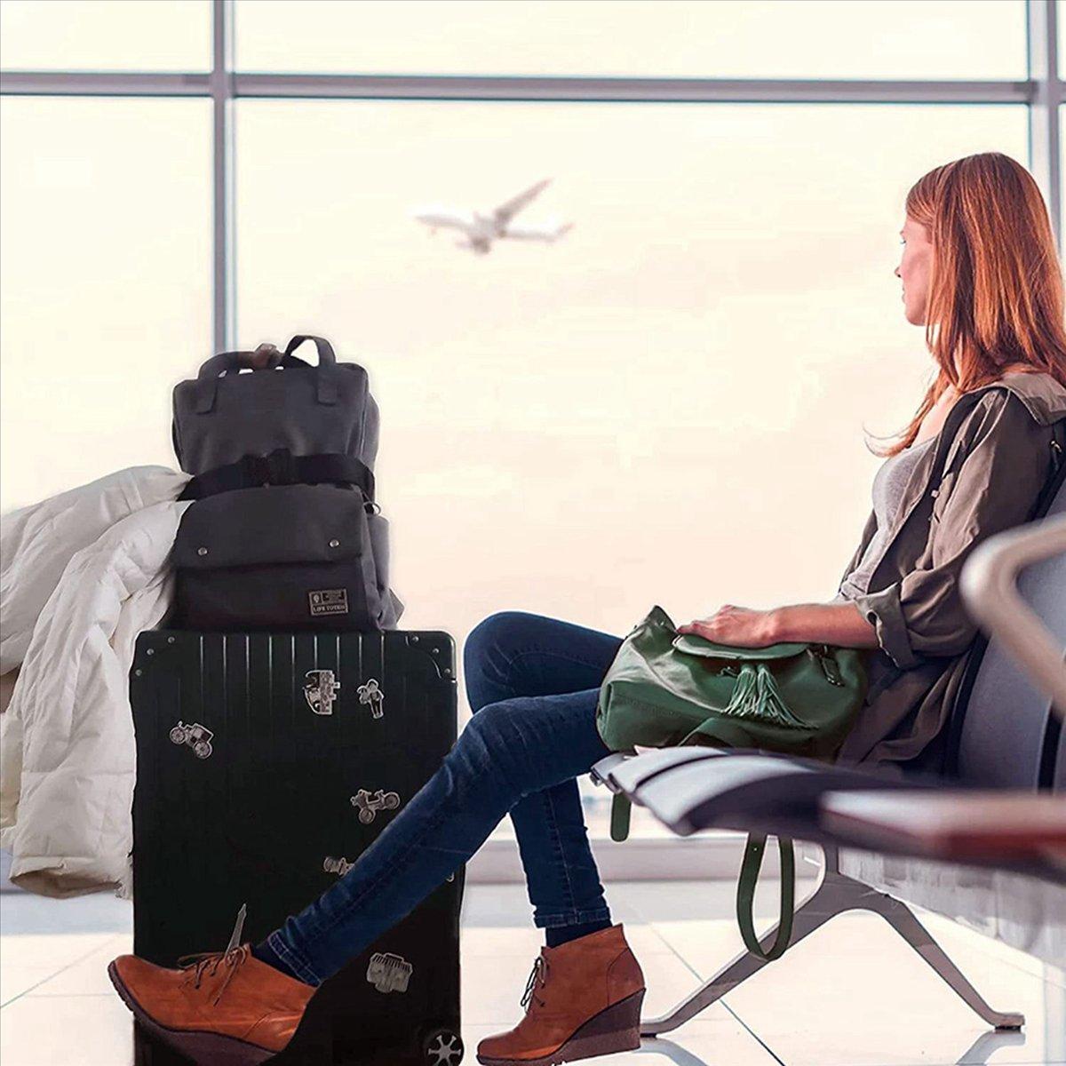 

BHBL Travel Belt for Luggage - Stylish & Adjustable Add A Bag Luggage Strap for Airport Travel Accessories China Mainland