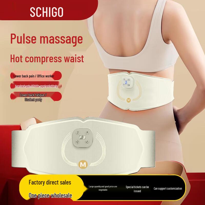 CHIGO Wireless Heated Lumbar Massager Belt CN plug (adapter included)