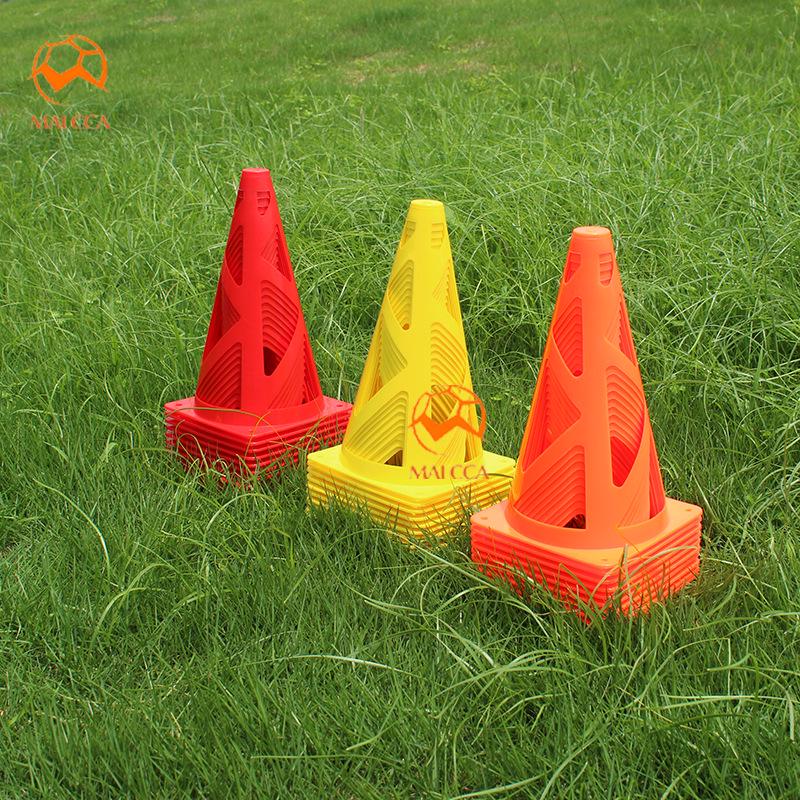 Windproof Hollow Football Training Cones 23cm - Perfect for Roller Skating and Freestyle Obstacle Courses