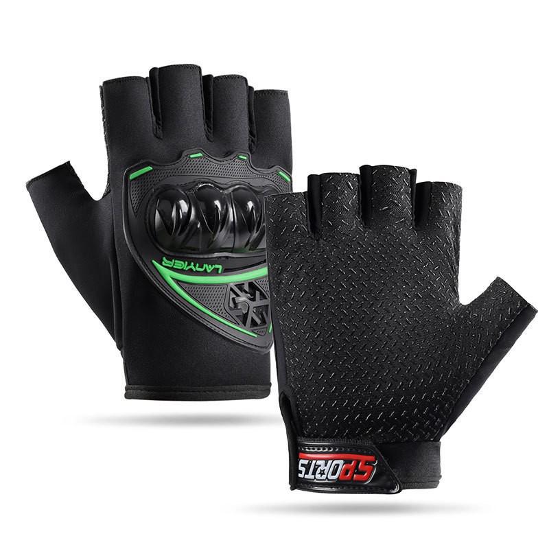 Men's Wear-resistant Anti-slip Outdoor Cycling and Racing Gloves - Long and Half Finger Options