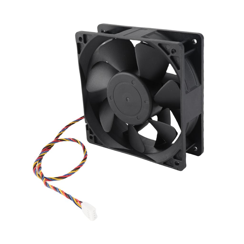 12cm Cooling Fan 120x38mm 6000rpm 12V 2.7A 4pin FG DC Brushless PWM Black Computer Case Fan for Camera Servers