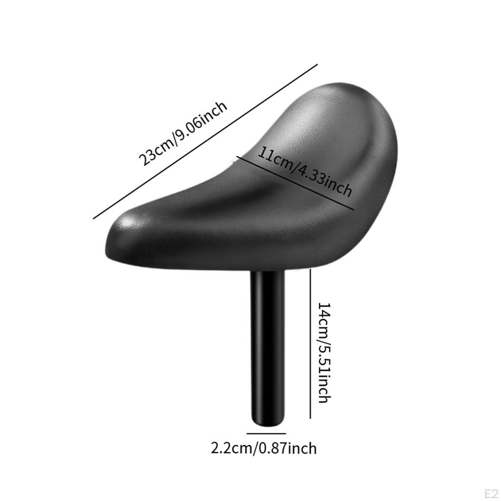 Child Bike Seat Non-Slip Waterproof PU Leather Bicycle Saddle