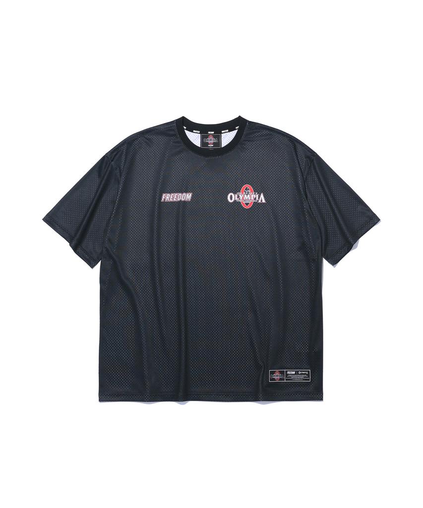 FREEDOM Olympia Small Logo All Mesh Short Sleeve T-Shirt_2 Colors