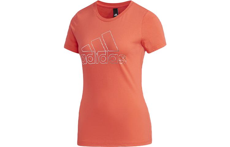 Adidas T Shirt Women s Coral Powder FJ1108 S