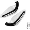Motorcycle Handguards With LED Lights Motorbike Accessories Modification Protective Gear Compatible With ATV Bike Off(Green)