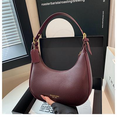 Casual High-end Small Bag Women's New Retro Versatile Bag Single Shoulder Dumpling Bag