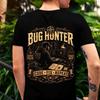 Bug Hunter Programmer Back Print T-Shirt | Code Fix Repeat Tech Graphic Tee