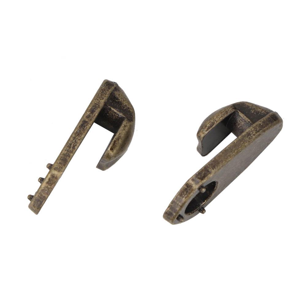 20Set Alloy Boot Lace Hooks Lace Fittings with Rivets for RepairCampHikeClimb Accessories(#7