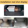 Car Rear Trunk Mat For FIAT 500X 500 X 2014-2021 Waterproof Boot Luggage Tray Floor Liner Pad Cargo Cover Auto Accessories