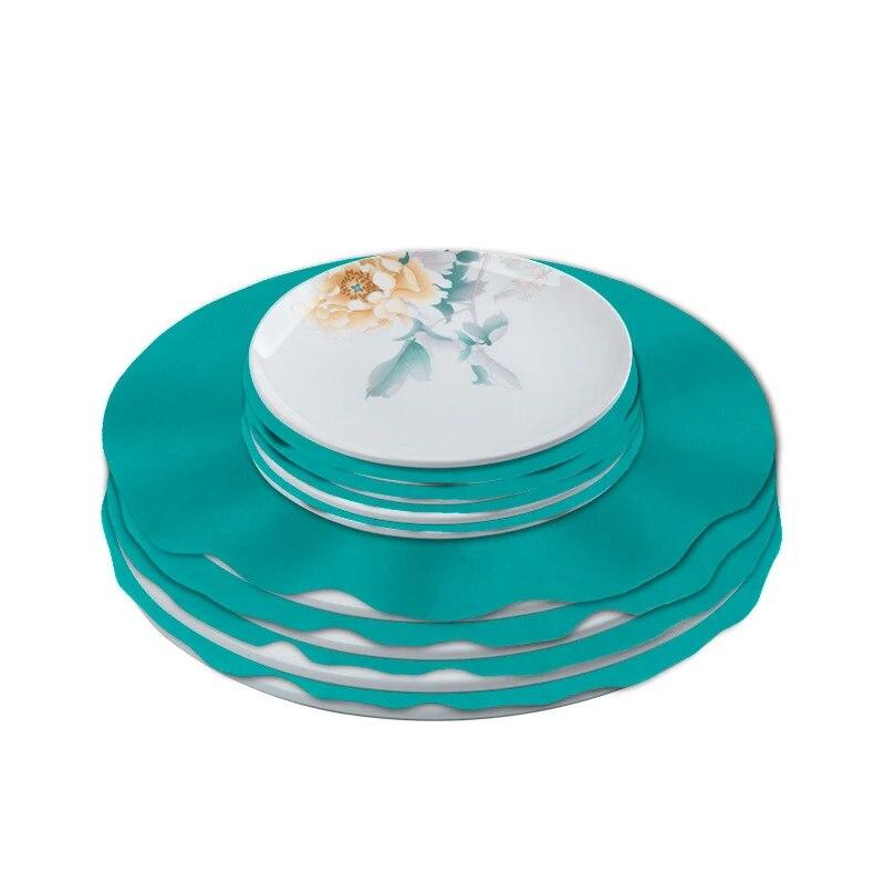 Non-stick Felt Fabrics Pots Pans Separator Scratchproof Storage Protectors For Table Pots And Pans Separator Placemat