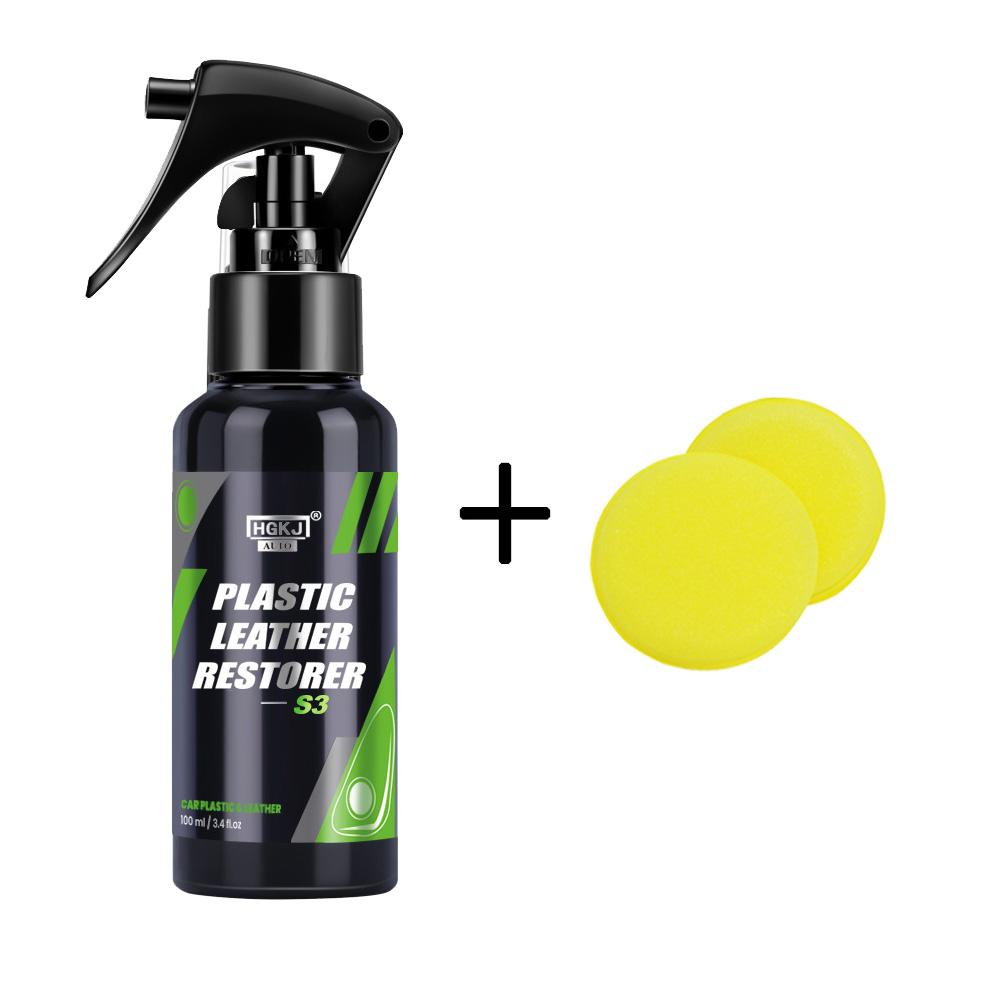50/100/300ML Car Plastic Restorer Polish Leather Cleaner Spray Interior Plastic Renovator Cleaning Agent Spray Car Accessories