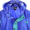 The North Face NP22033 Langarm Nylonjacke M Blau Logo Outdoor Herren Gebraucht