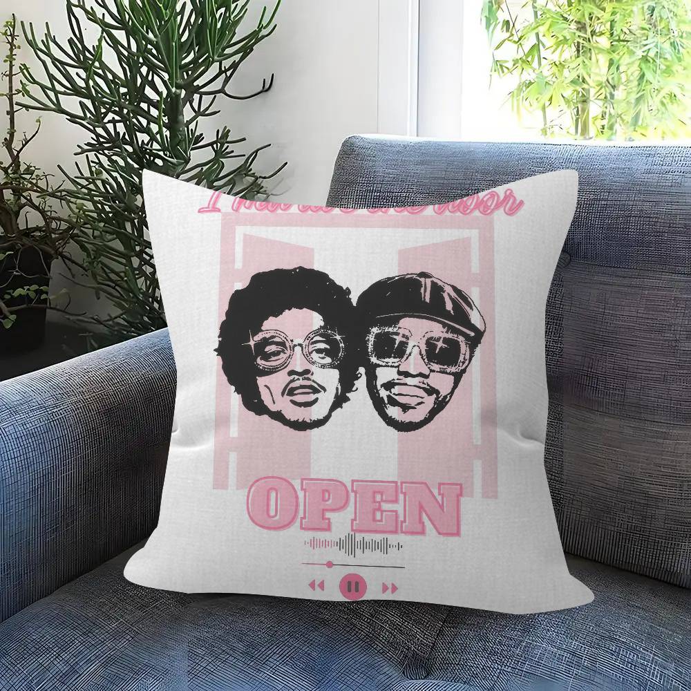 Singer Bruno Mars The Romantic Cushion Cover Decorative Pillow Sofa Home Decor Case Pillow Cases
