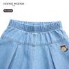 Teenie Weenie Kids Girl's Casual Loose Denim Long Pants