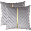 1 Pezzo Copricuscini in Velluto 45*45cm Pelle Dorata Decorativo Federa per Cuscino Divano Lusso Moderno Copricuscini Decorativi
