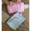 Ballet French Simple Retro Velvet Satin Handheld Small Square Bag Shoulder Underarm Bag