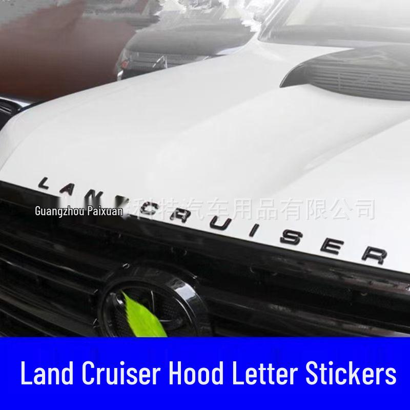 Suitable for Land Cruiser 21-25 models: LC300 Front & Rear Emblem Stickers