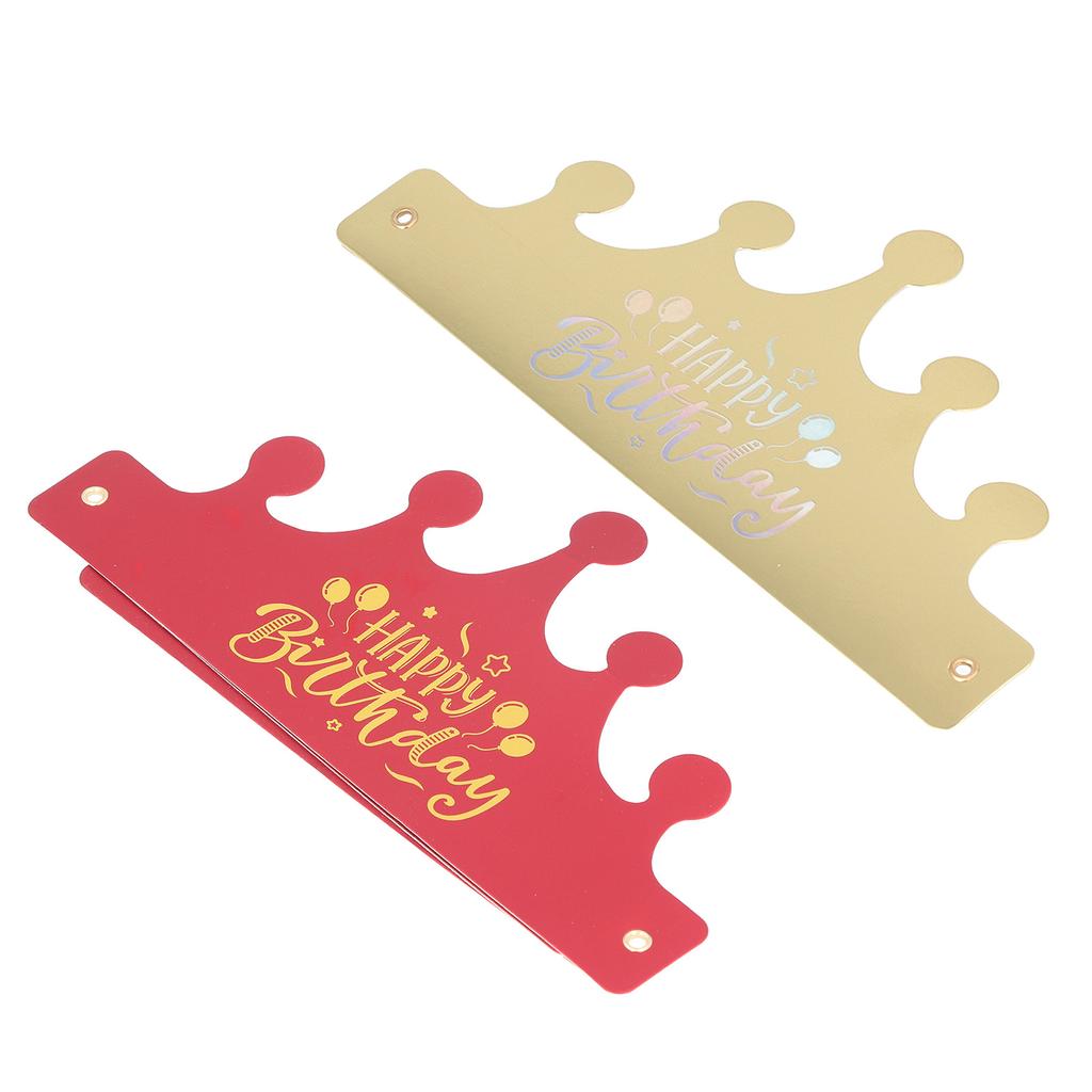 40pcs Paper Crowns Cute Shape Small Compact Attractive Decorative 22..5cm Birthday Crowns for Gr