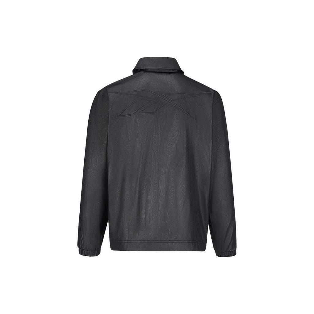 Reebok Solid Color Vintage Sports Polo Jacket Men Jackets HU2016