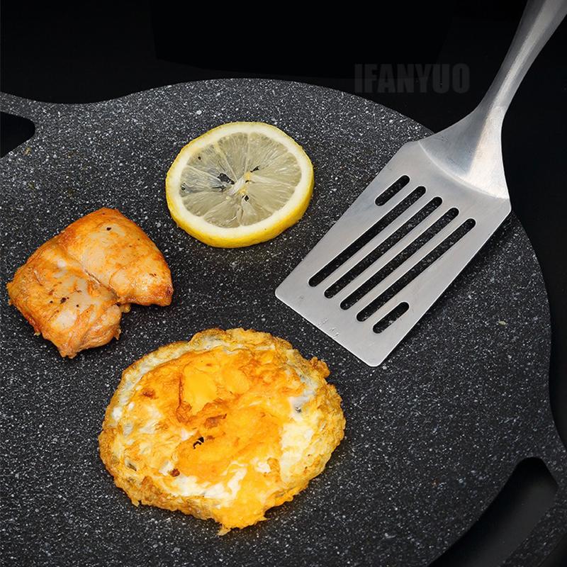 Stainless Steel Square Head Steak Cooking Spatula Pizza Shovel Pancake Beef Scraper For Kitchen BBQ Non-stick Utensils Supplies