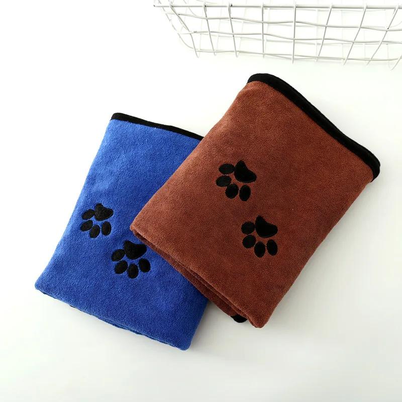 New Absorbent Towels for Dogs Cats Fashion Bath Towel Nano Fiber Quick-drying Bath Towel Car Wiping Cloth Pet Supplies