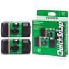 Fujifilm QuickSnap Flash 400 Disposable 35mm Camera 2 Pack