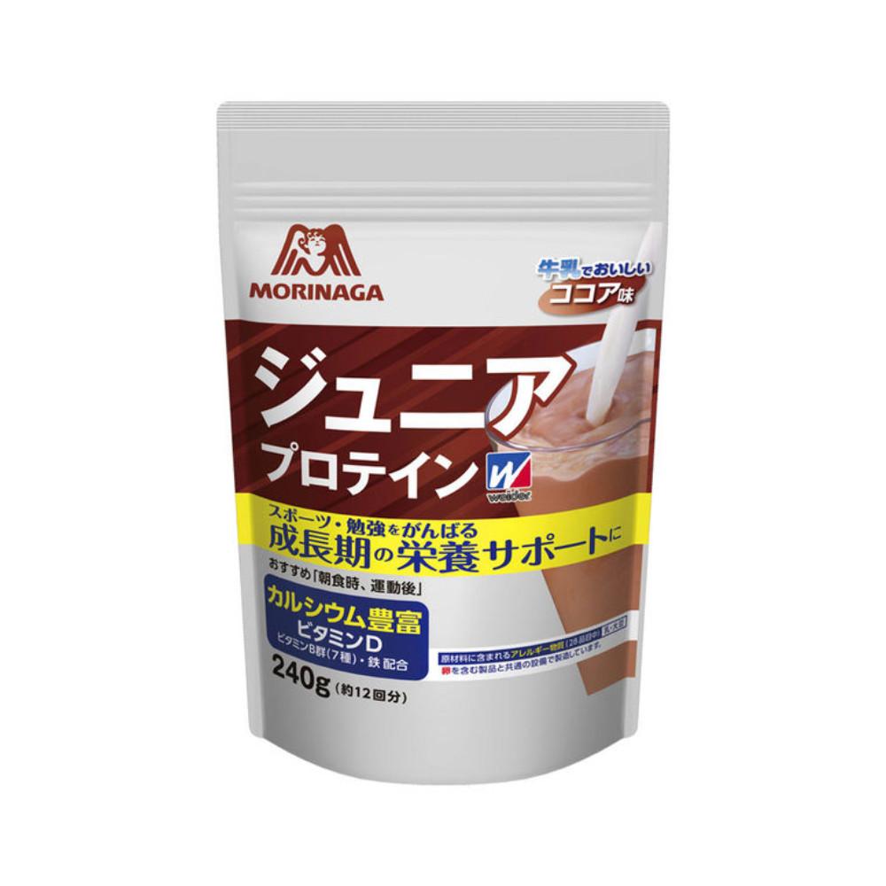 

Morinaga Protein weider Junior Protein Cocoa Flavor 1 bag240g 1 Bag / 240g