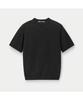 Silijeu Paper Yarn Crew Neck Sweater Sawam26701Bkx