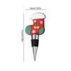 Christmas Red Wine Bottle Stopper Classic Christmas Element Crafts For Home Holiday Party Red  Wine Bottle Decoration