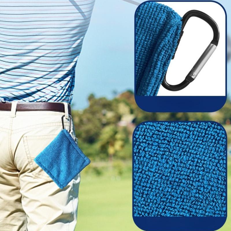 1Pc Outdoor Golf Cleaning Towel, Cleaning Club Towel, Golf Towel, Holiday Gift