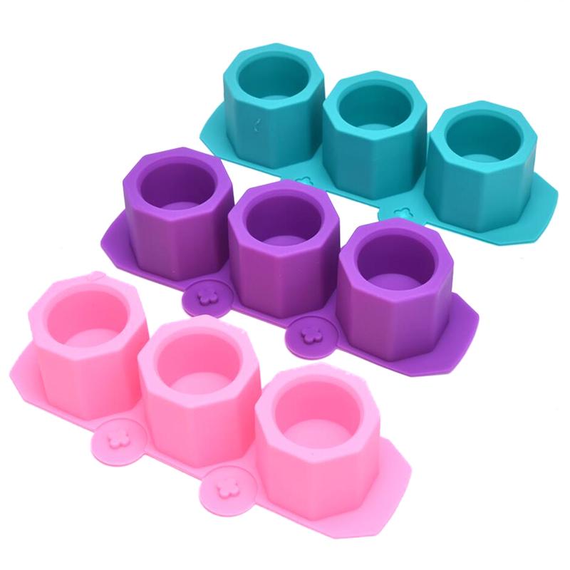 Geometric Silicone Pot Mold Clay Concrete Succulent Flower Cement Pot Cup Mold