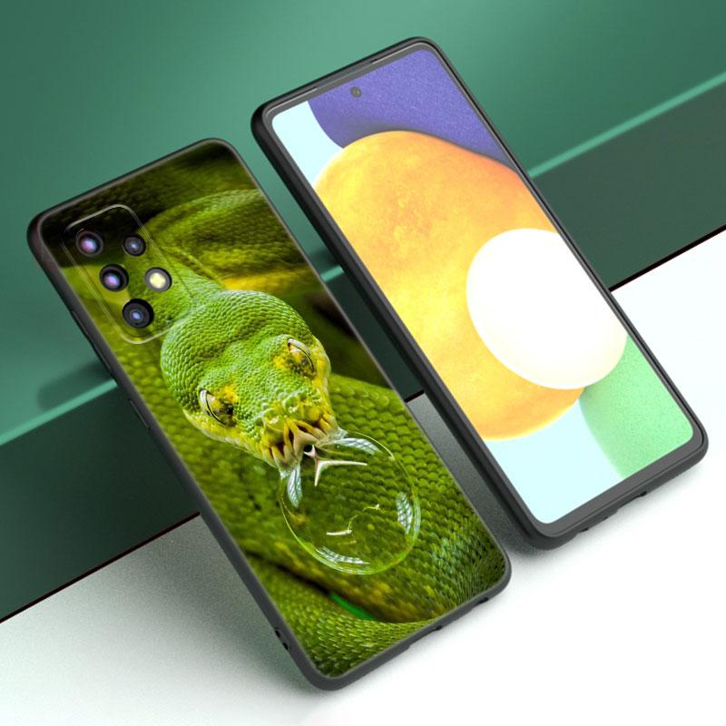 

Чехол для телефона со змеей в виде животного для Samsung A13 A22 A24 A32 4G A23 A25 A34 A35 A52S A53 A54 A55 A73 5G A12 A14 A15 A31 A33 A50 A51 A72 Samsung A15