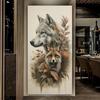 Diamond Mosaic Embroidery Wolf Fox Large Size Diy Diamond Art Painting Full Drill Wild Animals Jewelry Cross Stitch Kits Wall Decor