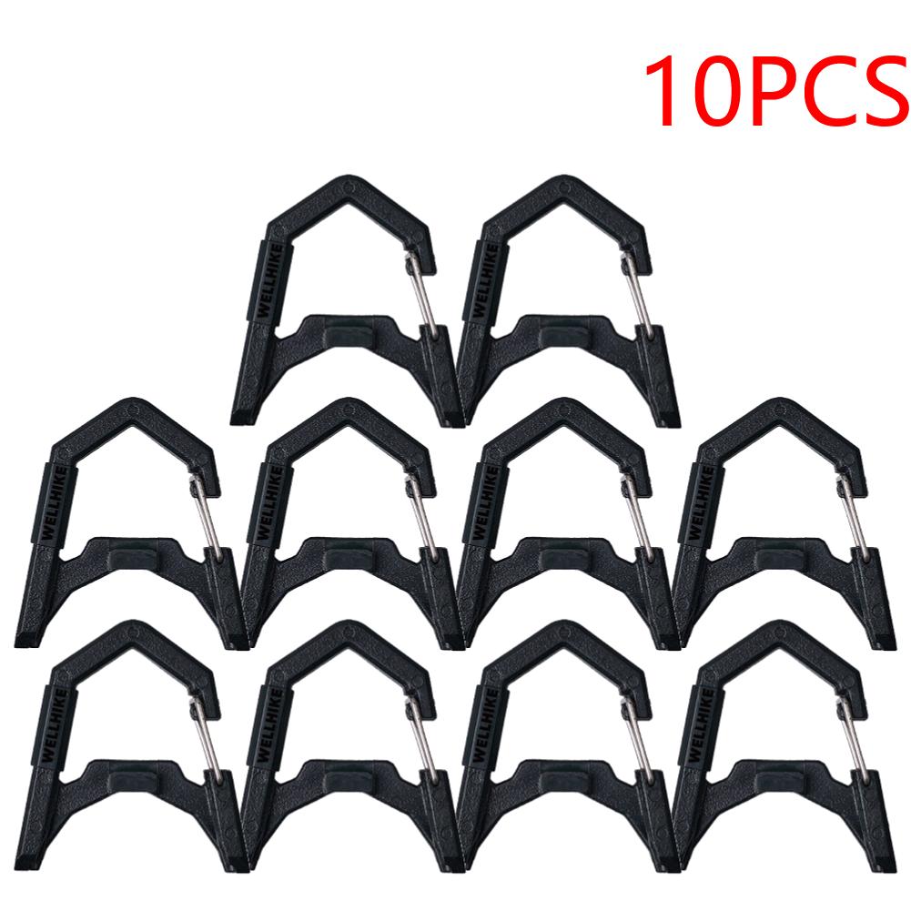 3-10PCS Camping Light Hook Camping Lantern Hanging Buckle GZ Lantern Spring Buckle for Outdoor Camping Fishing