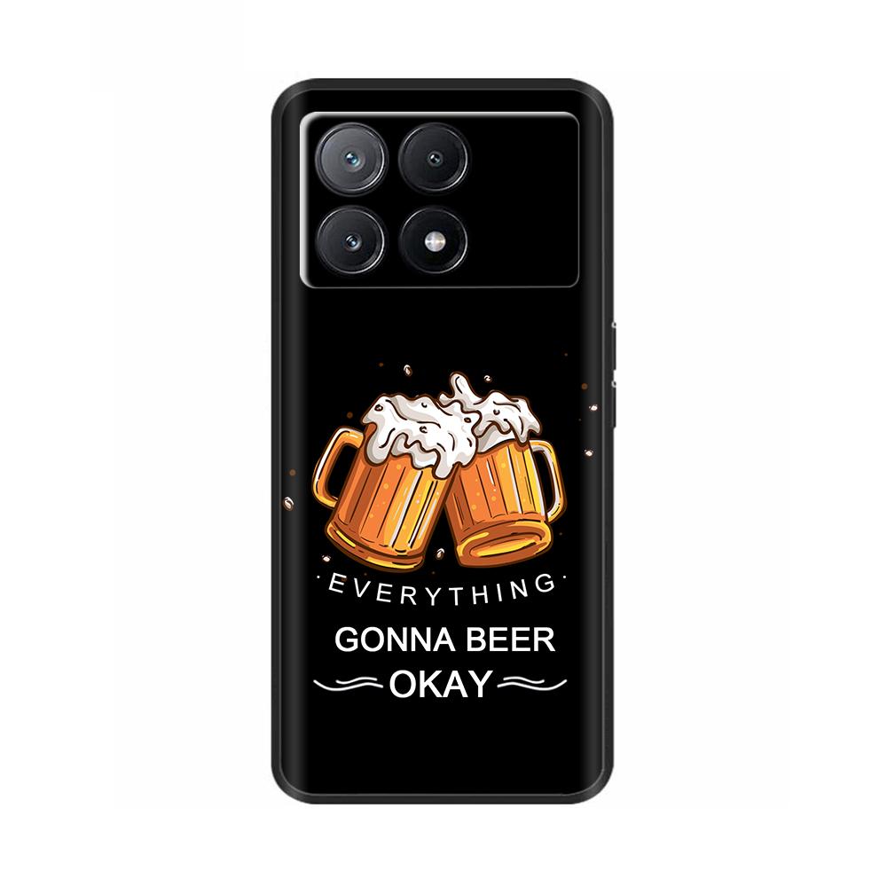 Poco X6 Case Phone Case Lovely Cat Coque Cover For Xiaomi Poco X6 Pro Poco X 6 Pro X6Pro Pocox6 Pro 5G Liquid Silicone Cases