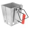 Folding Camp Burning Stove Stainless Steel Portable Camping BBQ Grill with Storage Bag