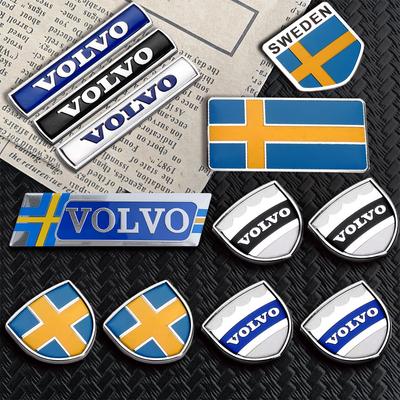 3D Car Metal Emblem Car Body Side Trunk Stickers Decoration For XC90 V90 V60 XC60 V40 S80 S60 S90 C40 XC40 V70 XC70 C30