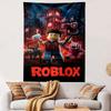 "Roblox Adventure: Haunted Mansion Scene" Patterned Tapestry Decorative Wall Hanging, Home Bedroom Living Room Decor