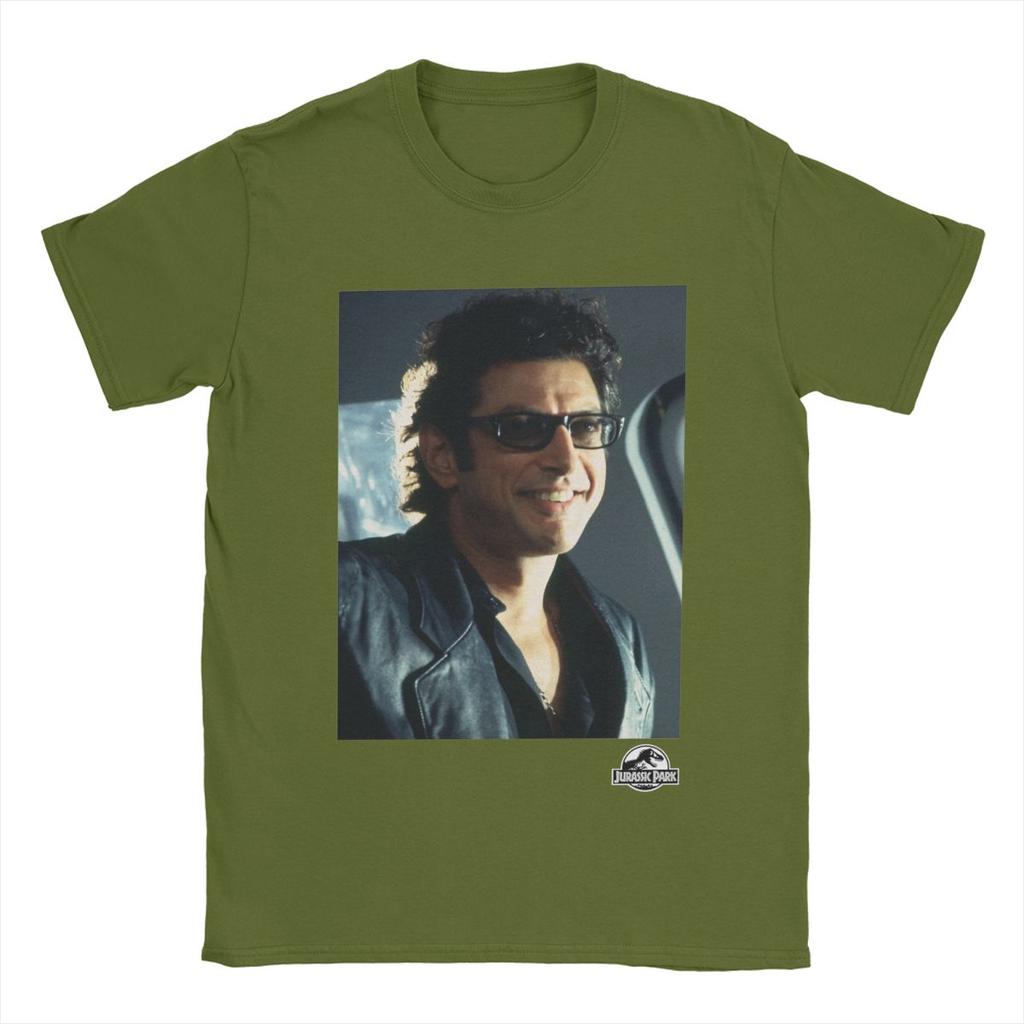 Jurassic Parks Dr.. Ian Malcolm Sexy Chaostheoretiker T-Shirt Herren Baumwolle Vintage T-Shirts Rundhals T-Shirts Kurzarm Kleidung Grafik