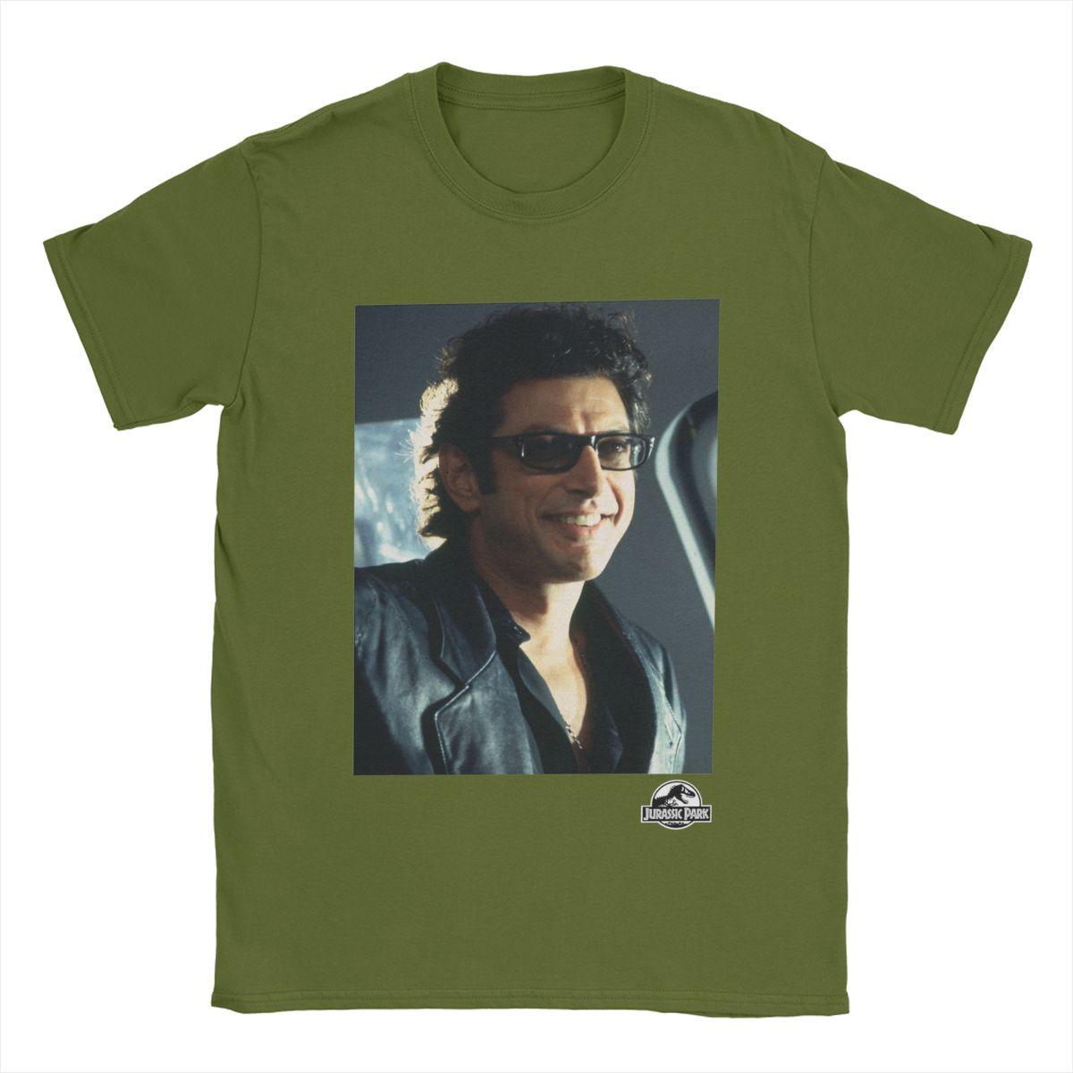 

Jurassics Parks Dr. Ian Malcolm Sexy Chaos Theorist T Shirt Men Cotton Vintage T-Shirts O Neck Tees Short Sleeve Clothes Graphic 4XL