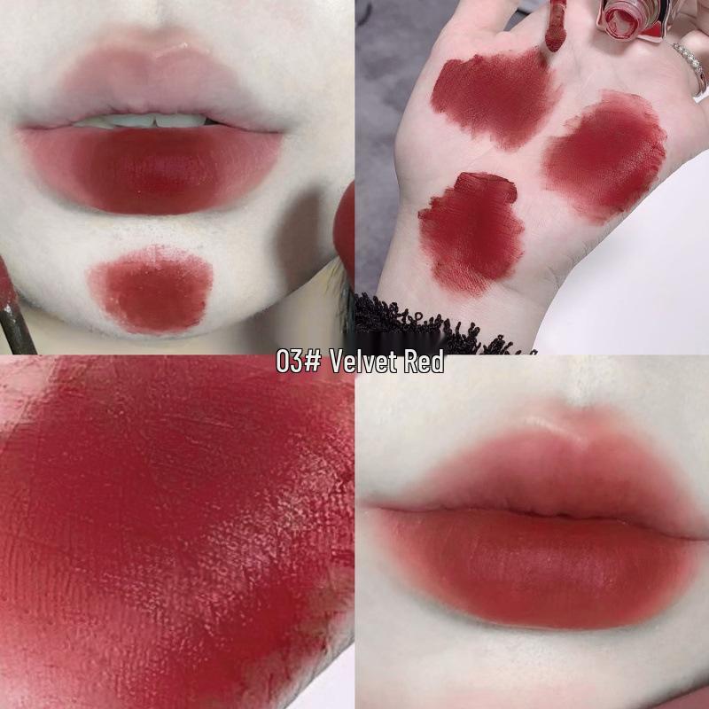 Gegebear Soft Nude Matte Lip Glaze - Long-Lasting, Non-Transfer, Pigmented, Whitening Lipstick