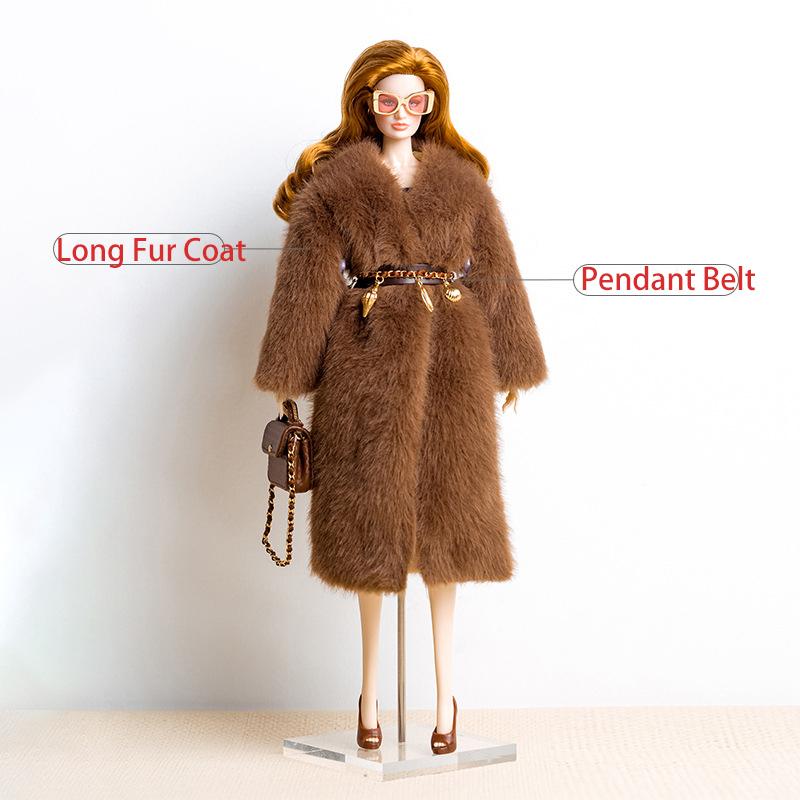 Freckles 32Cm Makeup Supermodel Doll Curly Hair Joint Movable 1/6 Babi Action Figure Toy Or Doll Clothes Collectible Gift