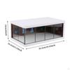 1:64 Garage Display Case Protective Lighted Collectible Showcase Vehicle Scene Toy for