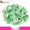 260 Stück 1 cm Transparente Eisjade Mosaik Glasperlen für DIY Kerzenhalter Basteln