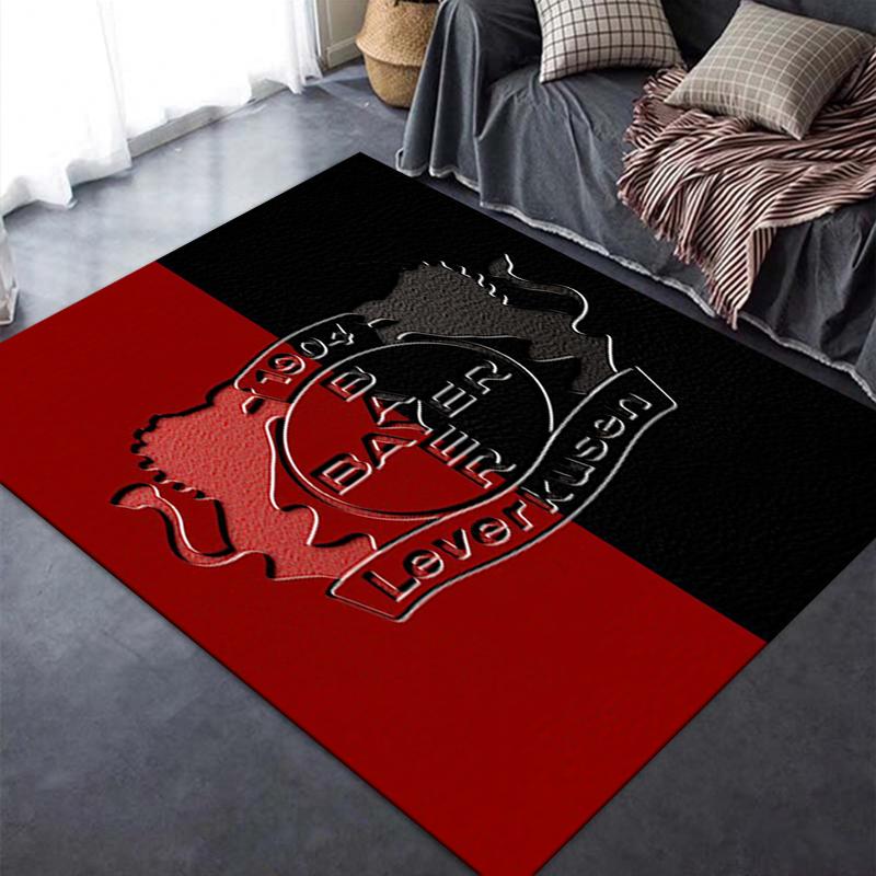 Nuovo Tappeto Bayer 04 Leverkusen 2025 per Soggiorno Camera da Letto Casa Decorazione Divano, Tappetino Antiscivolo per Giochi Bambini13