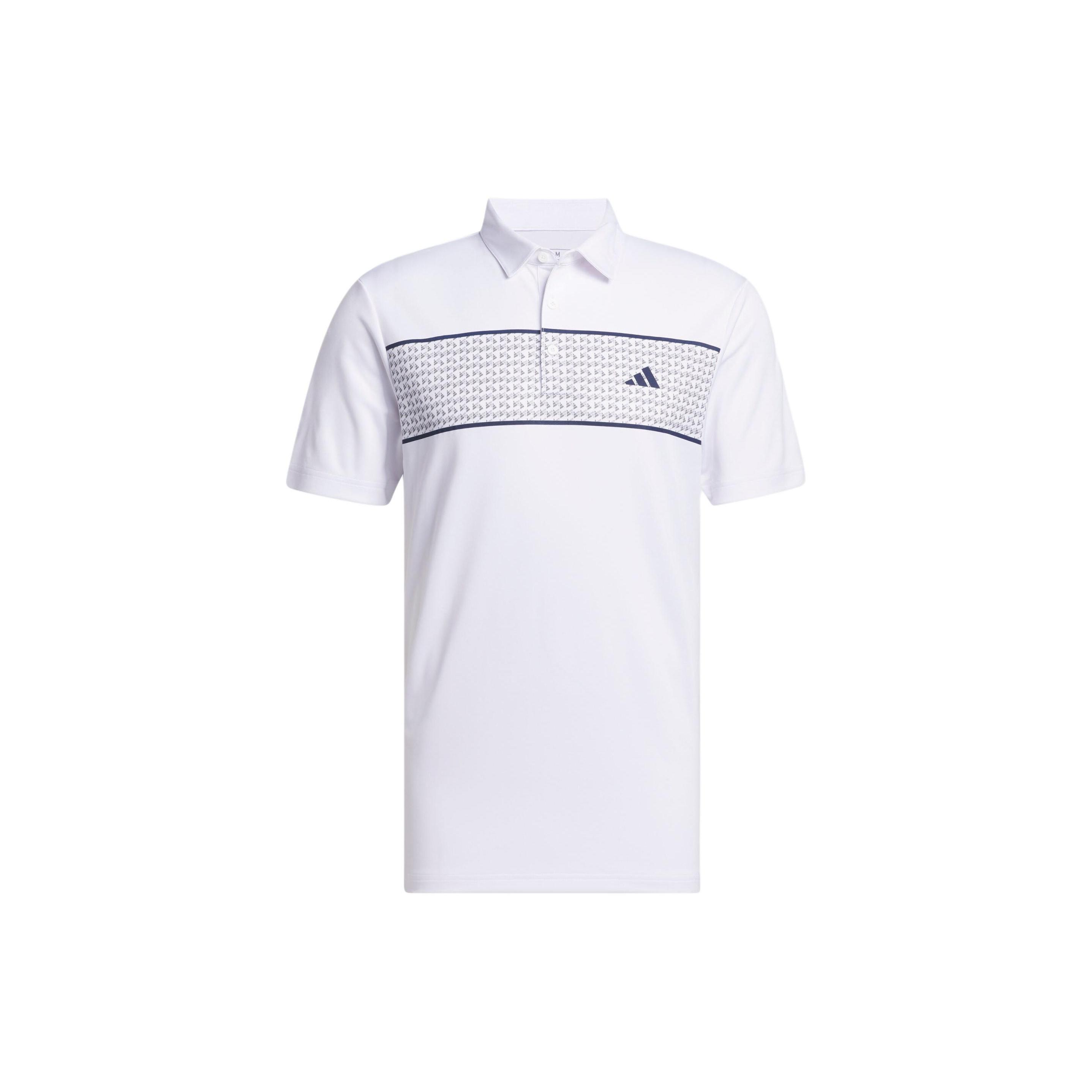 adidas Chest Stripe Polo Shirt Asia Sizing White Men s IU4344 XXL
