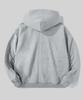 Verdnt Two-Way Metal Zipper Sweat Hoodie Zip-Up [Grey]
